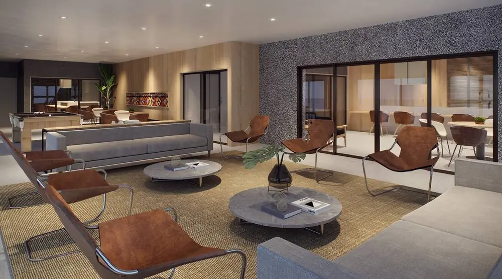 Bar e lounge do Kaá Residencial