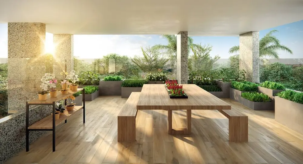 Salão gourmet do Kaá Residencial