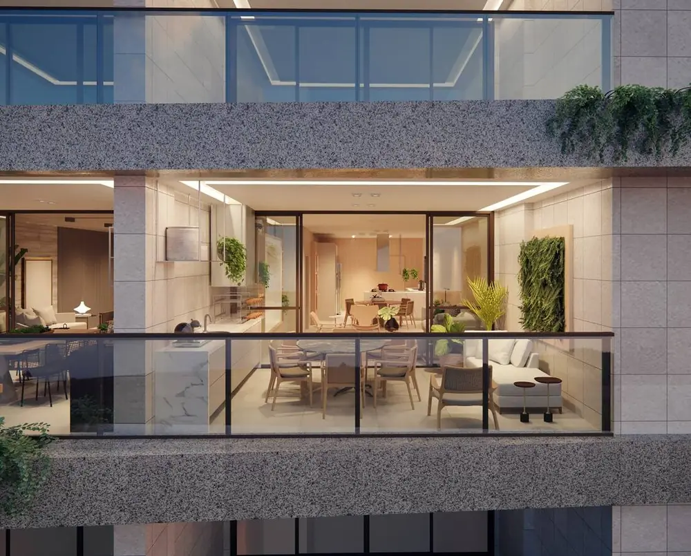 Varanda gourmet privativa de 20m² do Kaá Residencial
